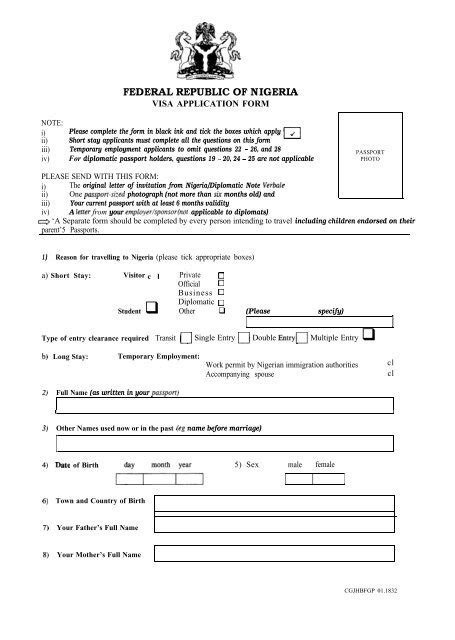 nigeria immigration portal visa application